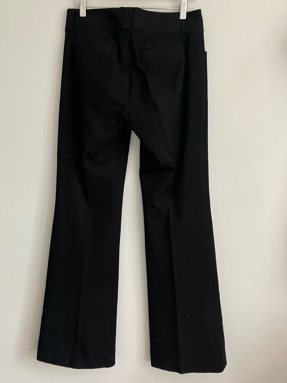 BANANA REPUBLIC Black 323 Martin Fit Flare Leg Trouser Size 8 - Picture 5 of 11